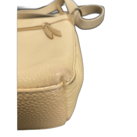 The Sak Yellow Crossbody/Shoulder Floral Embossed Zipper Closure Bag Pre Owned - Picture 3 of 9